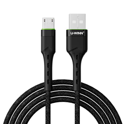 L203 Micro USB Cable 2.4A 1M Black USB 3.0 UWINN - 5 - CJ