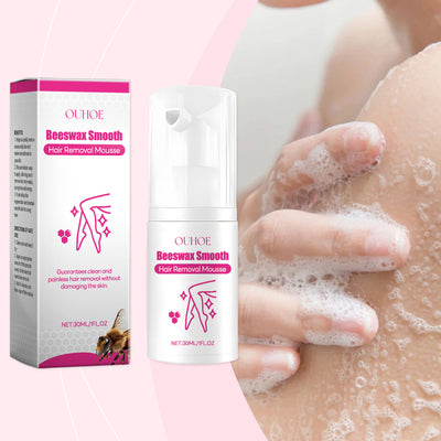 OUHOE Gentle Depilatory Mousse Gentle Depilatory Body Hair Removal Refreshing Silky Skin Care Foam Mousse - 5 - CJ