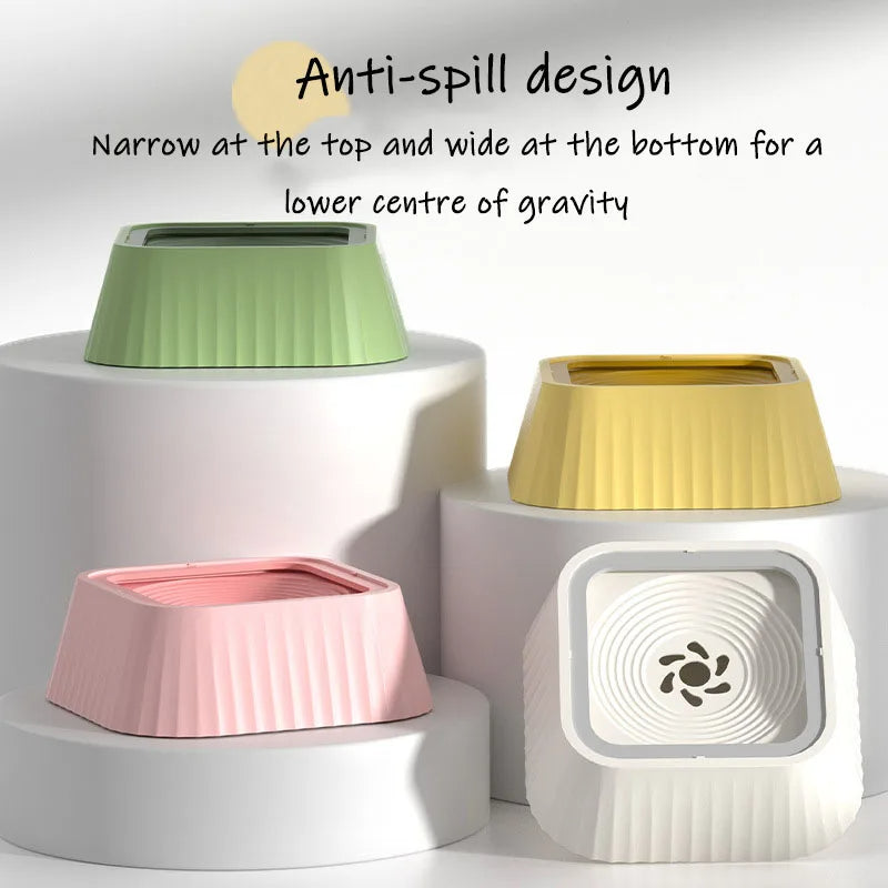 Pets Dog Cat Bowl Floating Bowl Water Drinker Not Wet Mouth Splash Water Portable Dog Bowl Not Sprinkler Pet Drinking Bowl Cup Pet Products - 0 - CJ