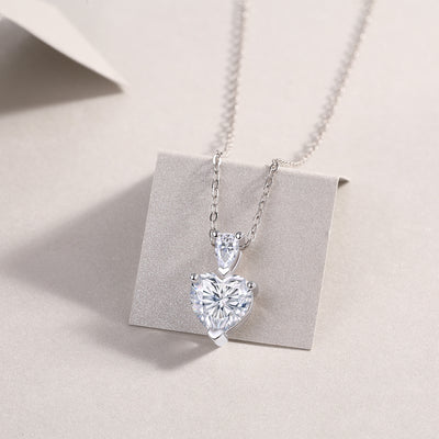 1The Beloved Of The Heart - A Fashionable And Luxurious Diamond Jewelry Pendant Set With Moissanite S925 Sterling Silver And Platinum Plating Prohibit TikTok sales - 5 - CJ
