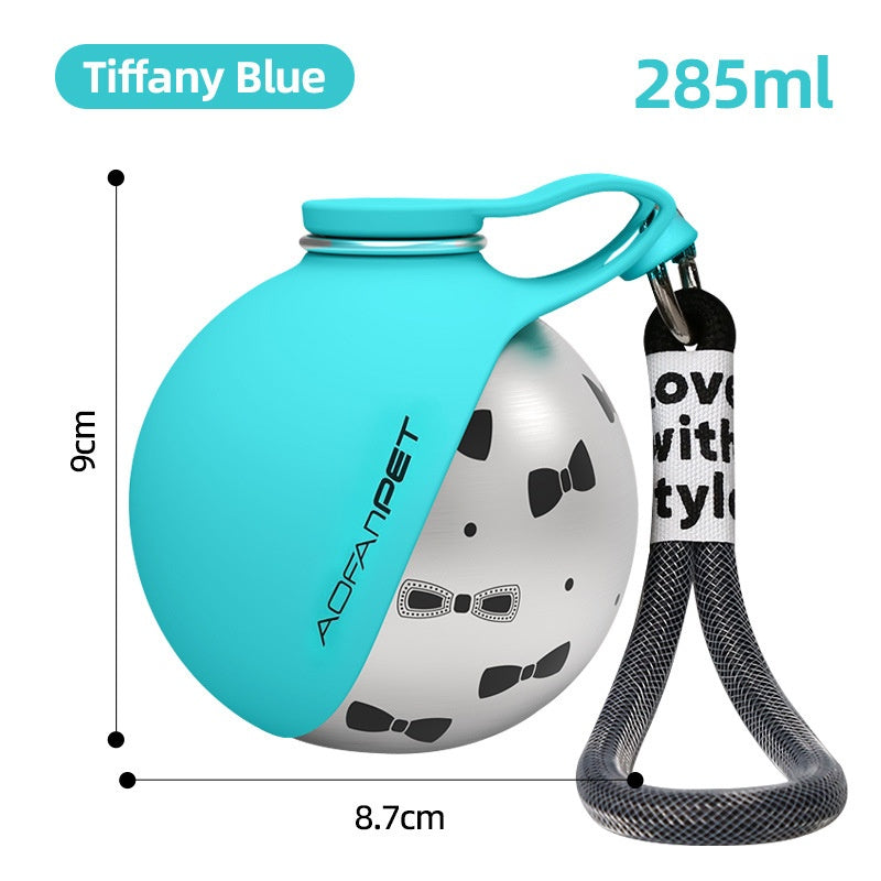 Creative Portable Outdoor Pet Stainless Steel Water Cup Small Dog Water Bottle Convenient Dog Drink Dispenser Puppy Travel Portable Water Bowl Pet Products - 0 - CJ