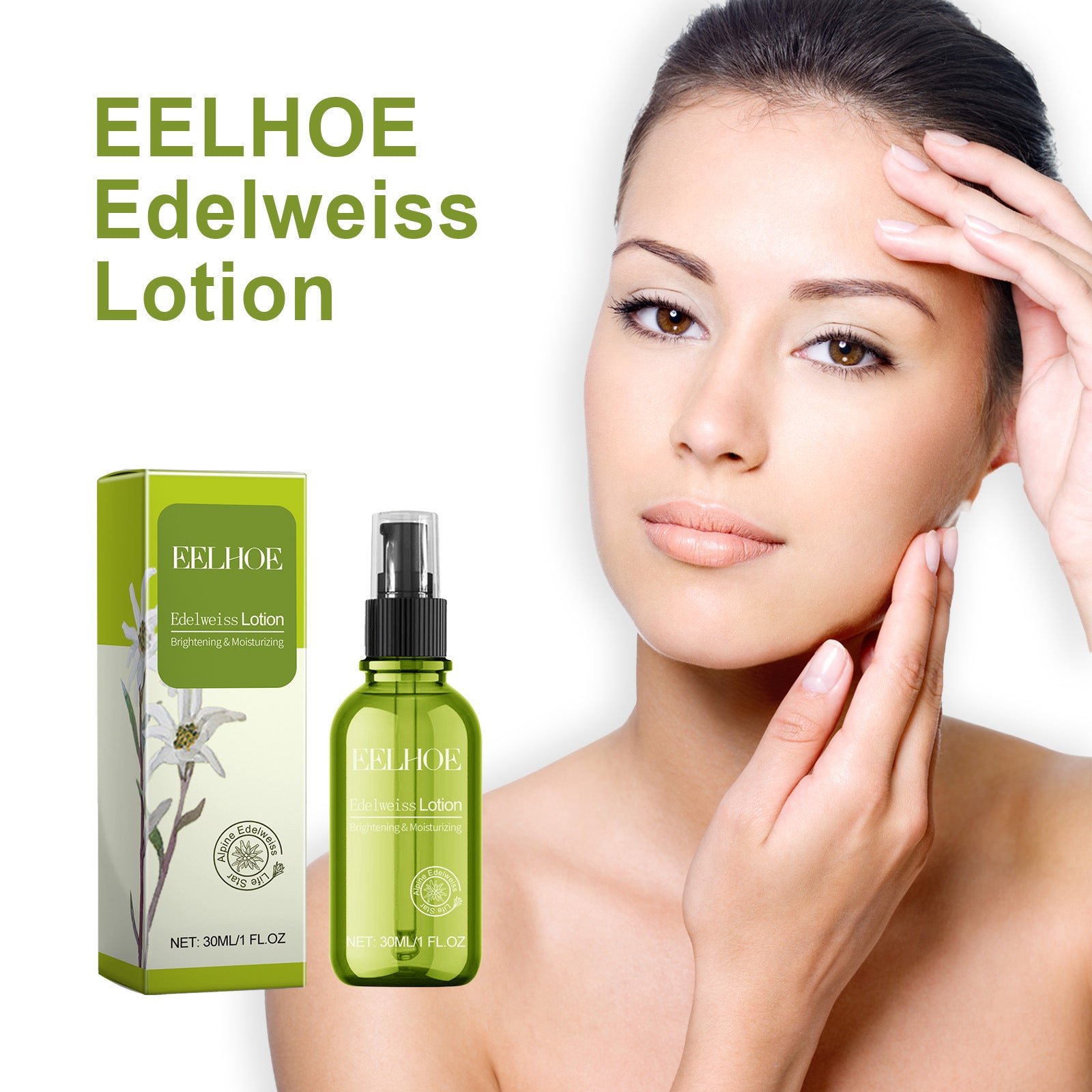 EELHOE Edelweiss Lotion, Moisturizing And Brightening Face Dull And Shiny Skin Moisturizing Lotion - 5 - CJ