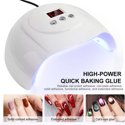 UV LED Nail Lamp Professional Nail Dryer For Gel Polish Led Lamp For Gel Nails 3 Timers White - 5 - CJ