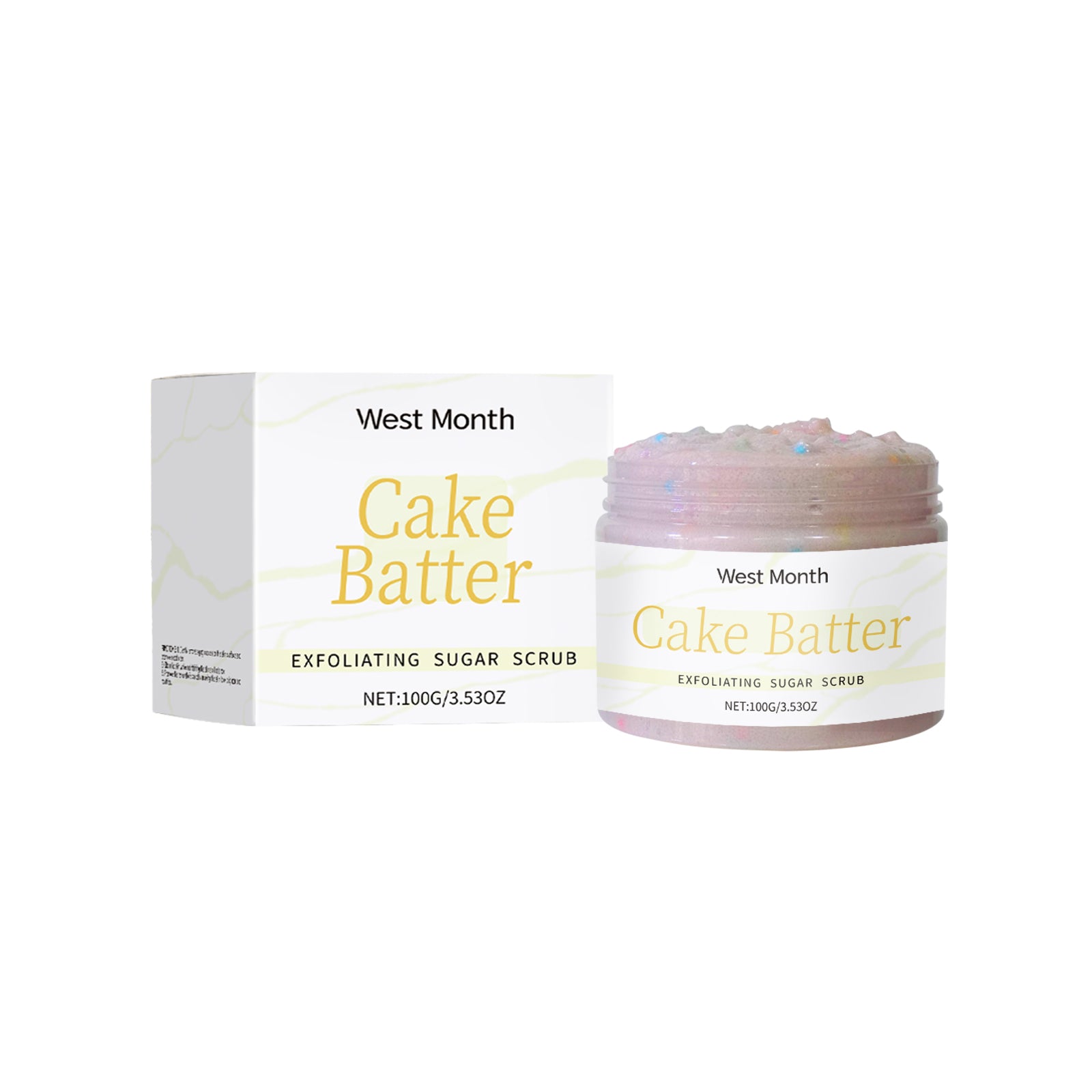West Month Exfoliating Scrub, Gentle Exfoliating Dead Skin Hydrating Exfoliating Scrub - 5 - CJ