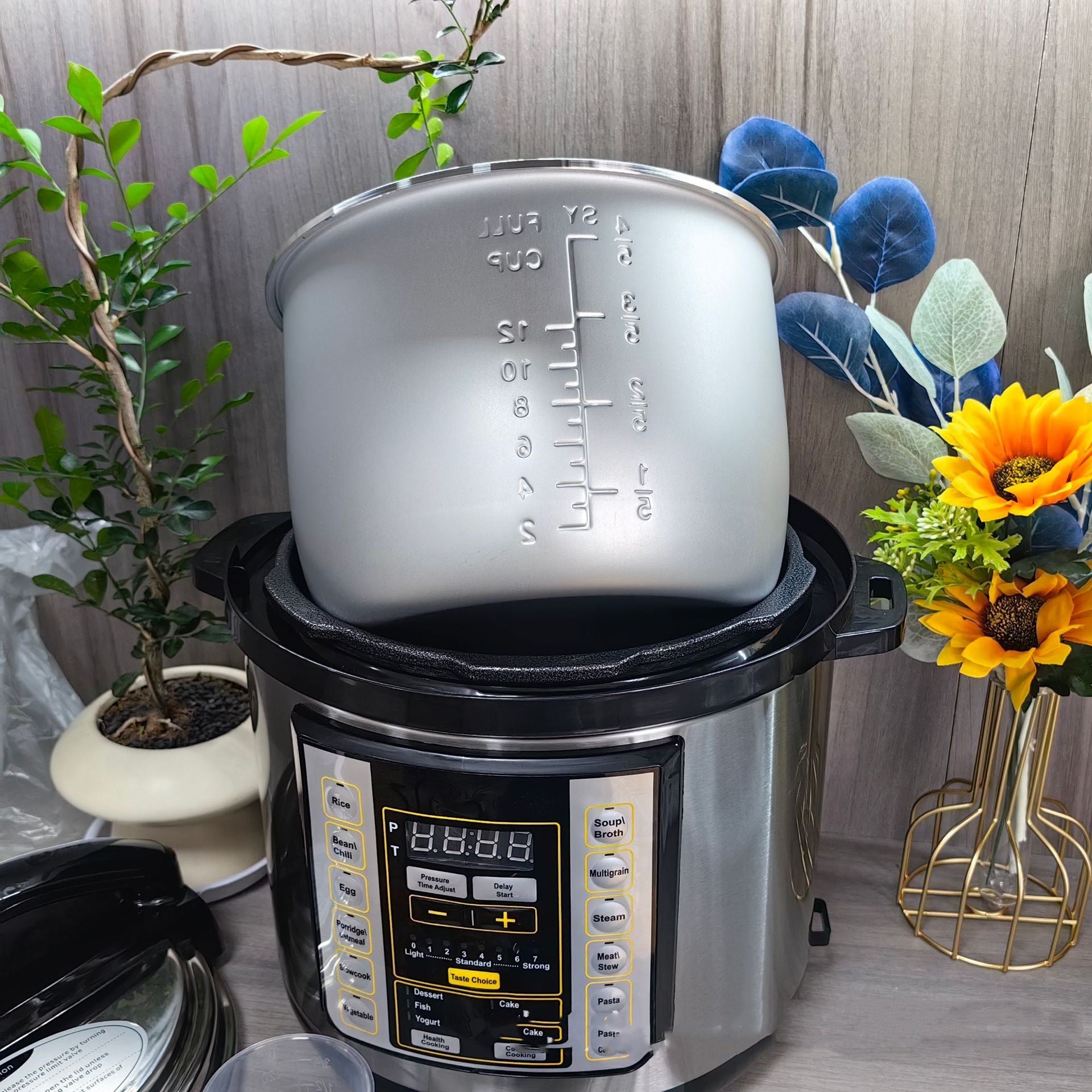 6L Electric Pressure Cooker Multi-functional Large Capacity Rice Cooker