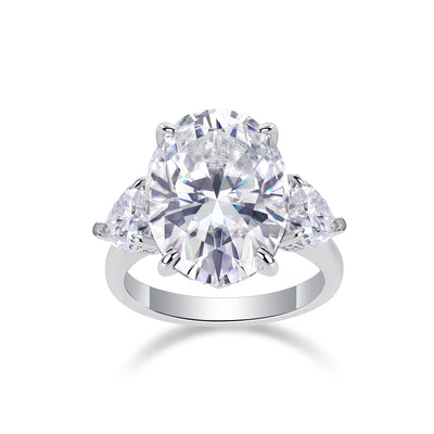 1Soul Resonance - A Fashionable And Luxurious Jewelry Accessory Set With Moissanite S925 Sterling Silver And Platinum - plated Diamond Prohibit TikTok sales - 5 - CJ