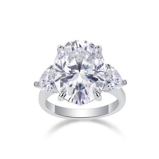 1Soul Resonance - A Fashionable And Luxurious Jewelry Accessory Set With Moissanite S925 Sterling Silver And Platinum - plated Diamond Prohibit TikTok sales - 5 - CJ