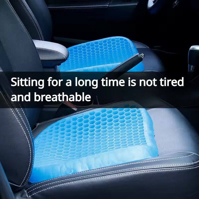 Honeycomb Breathable Gel Seat Cushion Double Thick Egg Sitting Pad Mat Non - Slip - 5 - CJ