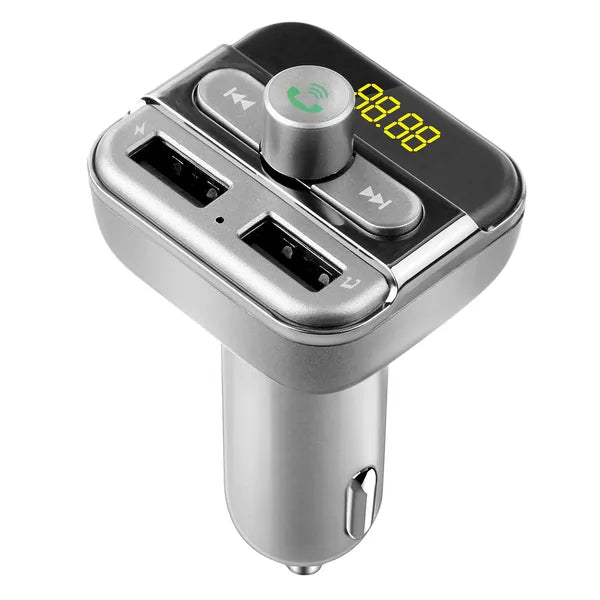 Car Wireless FM Transmitter 3.4A Dual USB Charge Hands - free Call Car MP3 Player - 5 - CJ