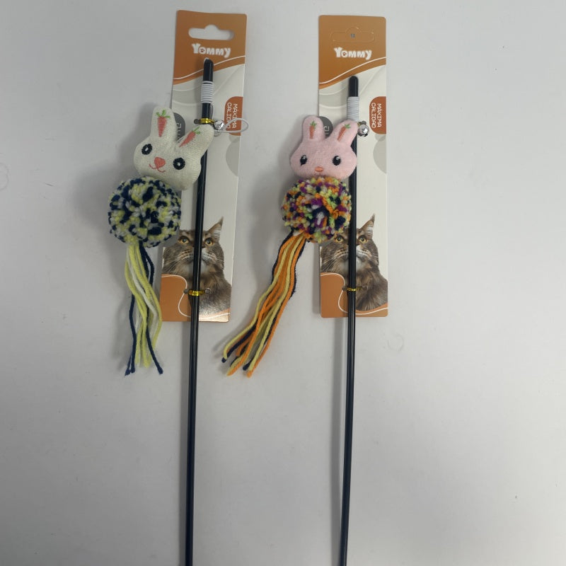 Cartoon Wool Teasing Cat Stick Pole - 5 - CJ
