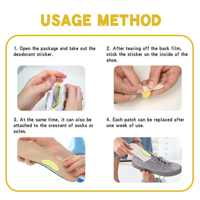 South Moon Shoe Deodorizing Sticker, Shoe Deodorizing,  Odor Absorbing, Foot Sweat Absorbing Insole - 5 - CJ