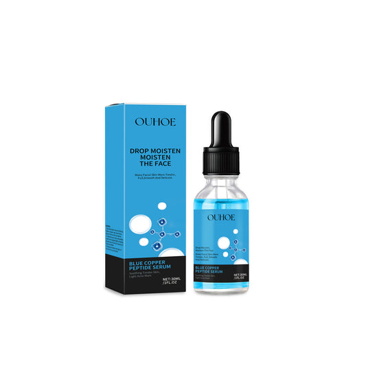 OUHOE Copper Peptide Repair Serum Hydrates, Hydrates, Firming And Firming Facial Skin With Blue Copper Peptide Serum - 5 - CJ
