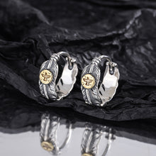 S925 Sterling Silver Heavy Industry Personality Thai Silver Bird Eagle Earring Earrings - 4 - CJ