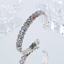 S925 Sterling Silver Totem Bracelet Designed By Minority Antique Hollow Pattern - 4 - CJ