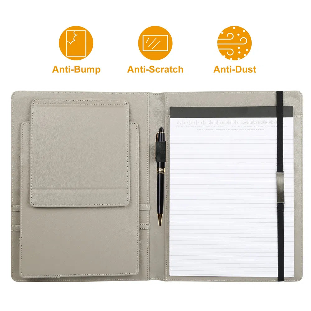 Organizer Case For 9.7in Tablet PC Business Tablet Portfolio With A5 Notepad Paper Pad Card Holder - 5 - CJ
