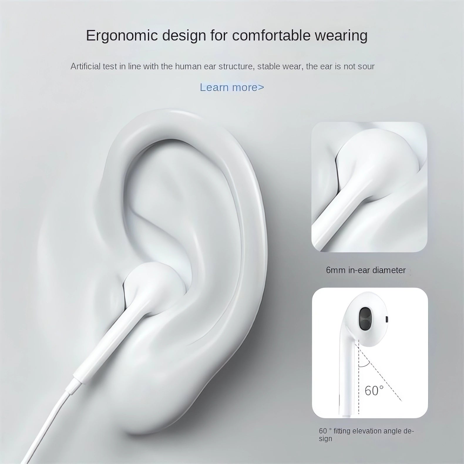 Lightning In - ear Headphones For IPhone14,13,12,11,7,8 Plus, XS, With Lightning Connector, IPhone Wired Earbuds, Built - in Remote Control To Control Music, Calls, And Volume - 5 - CJ