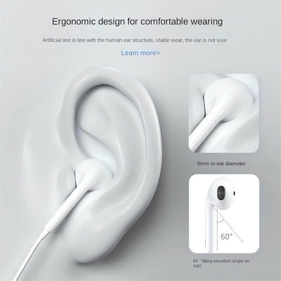 Lightning In - ear Headphones For IPhone14,13,12,11,7,8 Plus, XS, With Lightning Connector, IPhone Wired Earbuds, Built - in Remote Control To Control Music, Calls, And Volume - 5 - CJ
