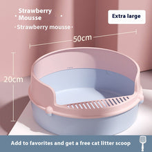 Anti - splash Semi Closed Litter Box - 0 - CJ