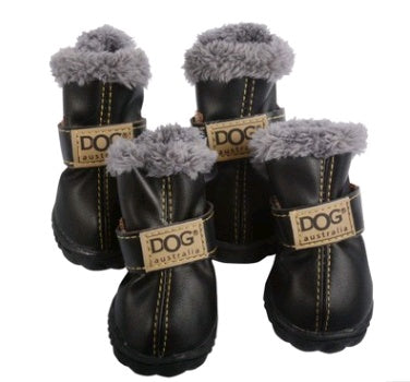 Dog Thick Snow Boots Keep Warm Teddy Autumn And Winter VIP Shoes - 0 - CJ