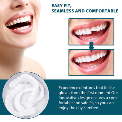 EELHOE Adjustable Snap On Dentures For Teeth Modification, Gap Filling, Braces, Orthodontics, And Dentures Kit - 5 - CJ