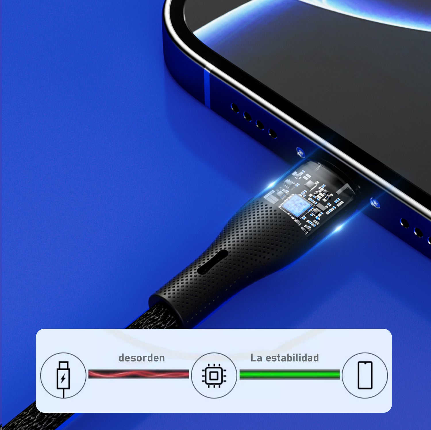 L205 USB - C Cable 3A 1M Black USB 3.0 UWINN - 5 - CJ