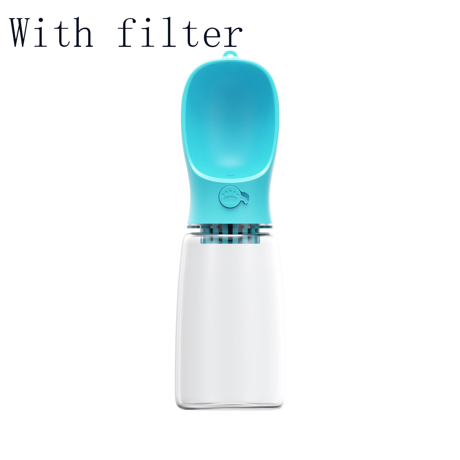 Pet Water Cup Outdoor Portable Water Bottle - 0 - CJ - Blue With filter - 550ML - CJJJCWGY00231 - Blue With filter - 550ML