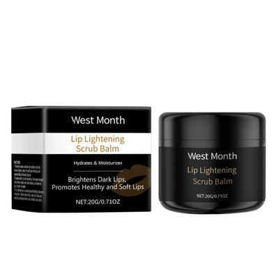 West&Month Exfoliating Lip Scrub, Nourishes And Moisturizes Dry Lips With A Gentle Exfoliating Scrub - 5 - CJ