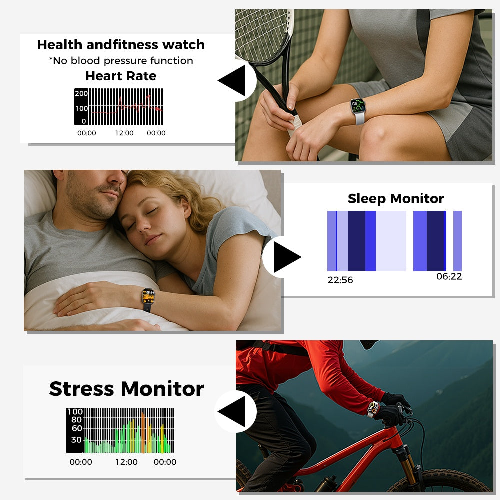1.95 - inch Smartwatch Fitness Tracker With Multiple Exercise Modes - 5 - CJ