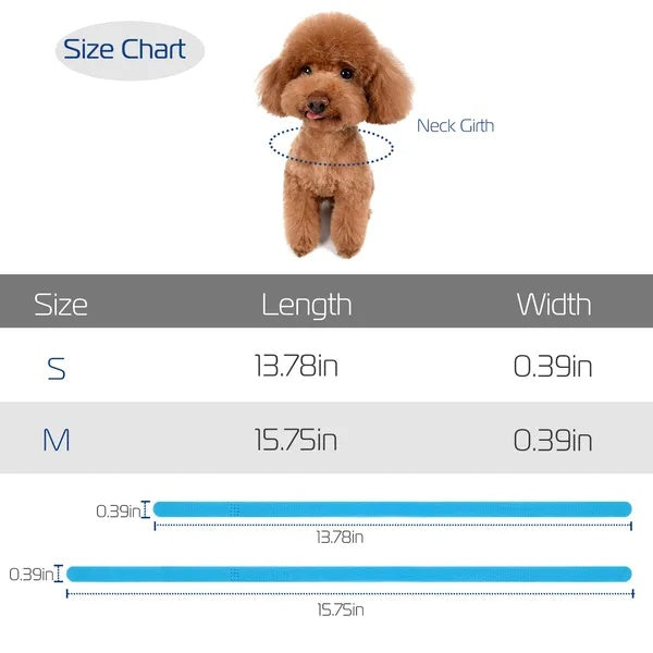 12 Colors Whelping Puppy ID Collars Adjustable Double-Sided Pet ID Bands