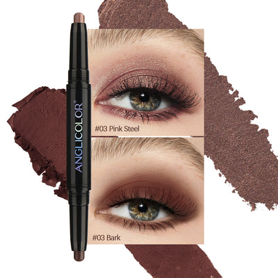 Double - headed Smudger Pearl Waterproof Not Smudge Brightening - 0 - CJ - 03 Pink SteeladdBark - CJYD211763703CX