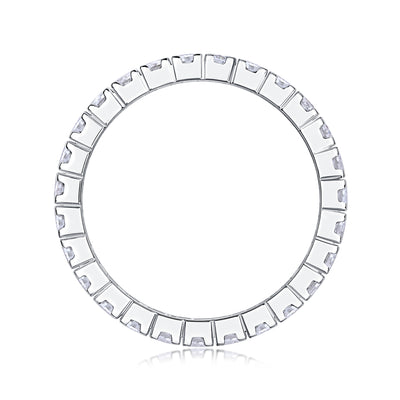 1Multi - row Diamond Ring Luxury Fashion Set Moissanite Silver Ring Prohibit TikTok sales - 5 - CJ
