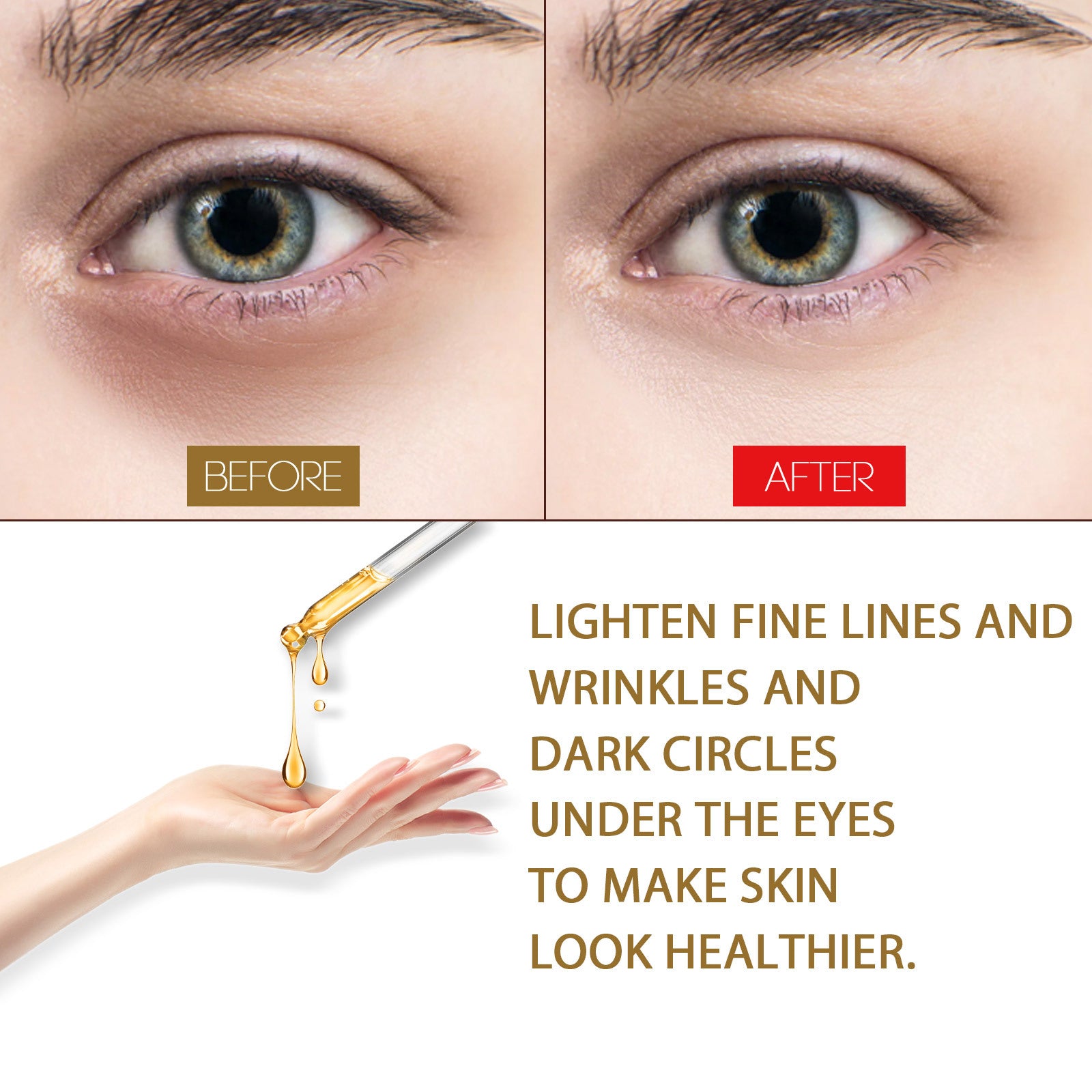 EELHOE Anti - Aging Eye Serum, Eye Bags, Pores, Eyes, Fine Lines And Dark Circles Care Essence - 5 - CJ