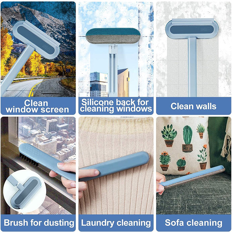 4 In 1 Multifunctional Hair Removal Brush Pet Dog Cat Hair Cleaner Brush Cat Hair Remover Window Screen Cleaning Tool Gadgets - 0 - CJ