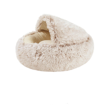 Crystal velvet warm round half - pack cat litter - 0 - CJ