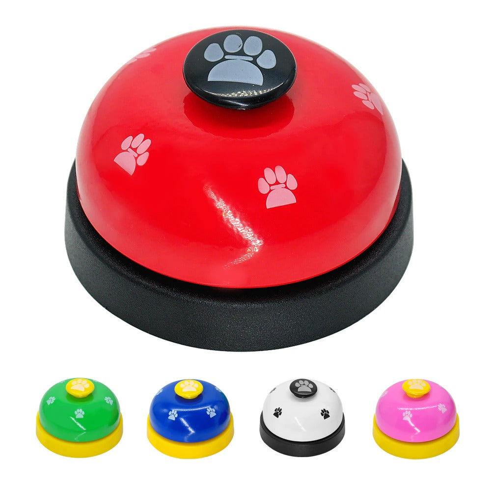 Dog Training Bell, Dog Puppy Pet Potty Training Bells, Dog Cat Door Bell Tell Bell With Non - Skid Rubber Base - 5 - CJ