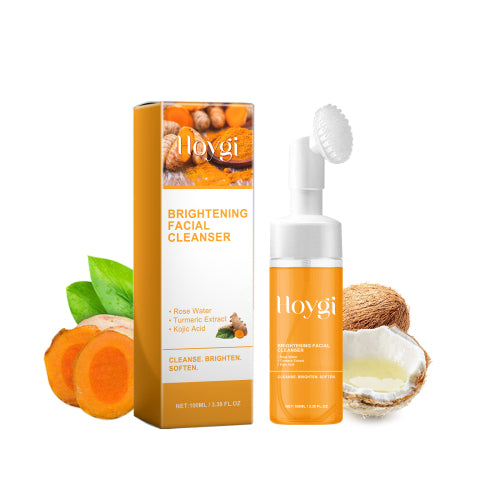 Hoygi Brightening Facial Cleanser, Deep Clean Facial Skin Fade Acne Mark Acne Mark Moisturizing Whitening Beauty - 5 - CJ