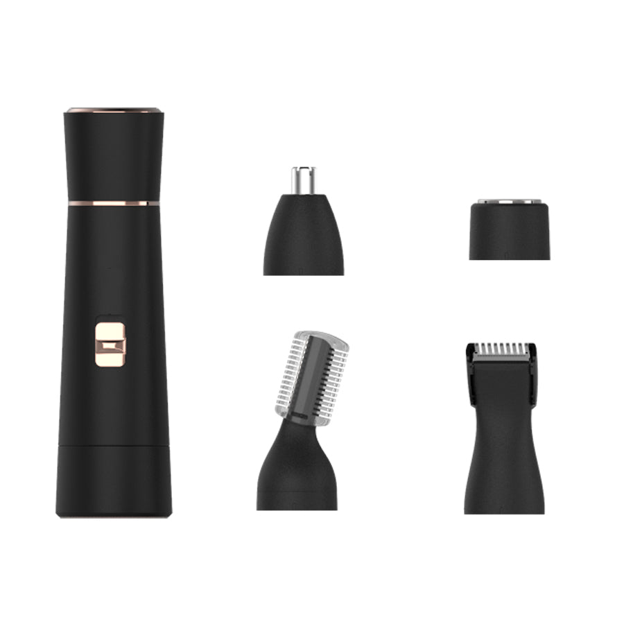 4 In 1 Facial Eyebrow Hair Epilator Remover Tool Device Painless Electric Shaver For Women - 5 - CJ