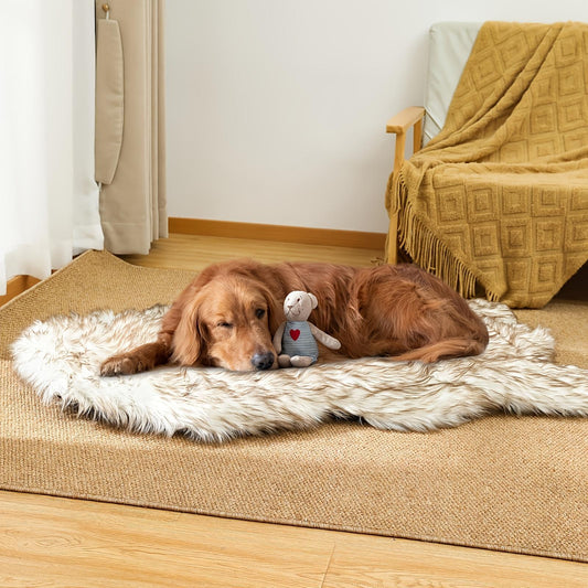 Luxury Faux Fur 5 Inches Thick Super Soft Memory Foam Dog Bed With Soft Removable Please Note That This Product Is Shipped By Yourself For The Average Shipping Cost - 5 - CJ