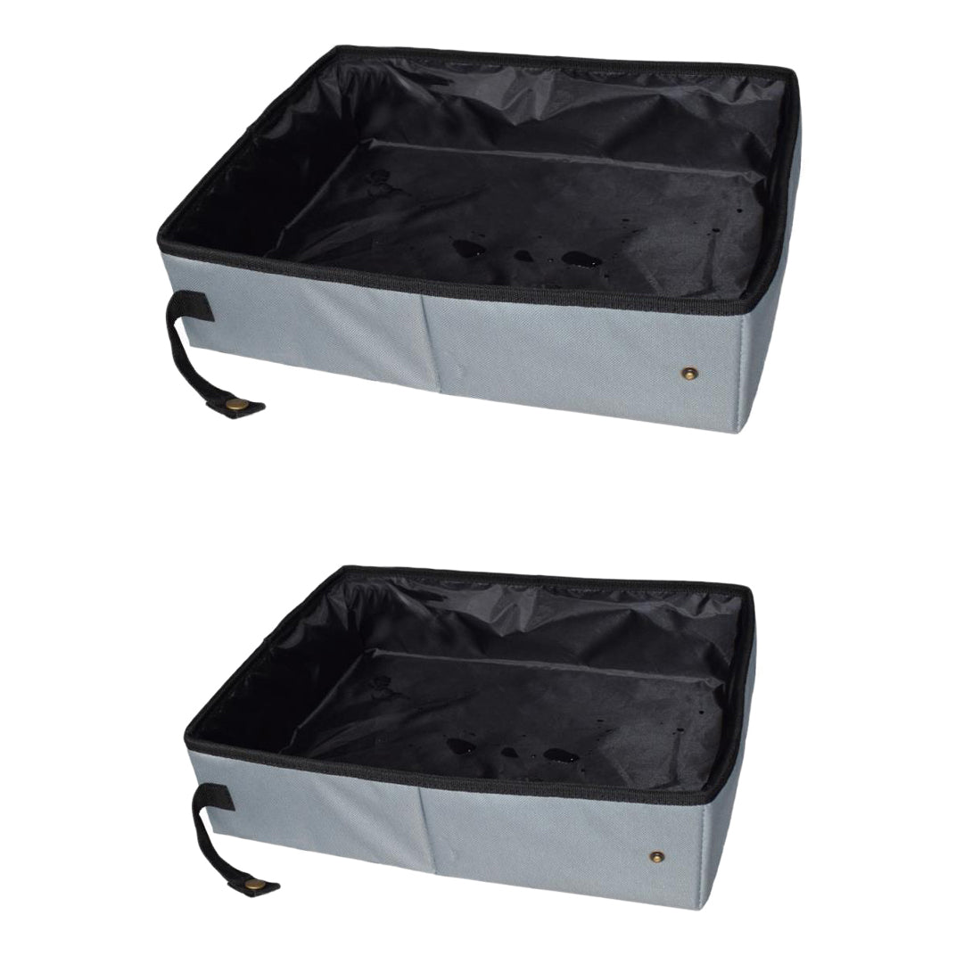 Folding waterproof high - grade cat litter box - 0 - CJ