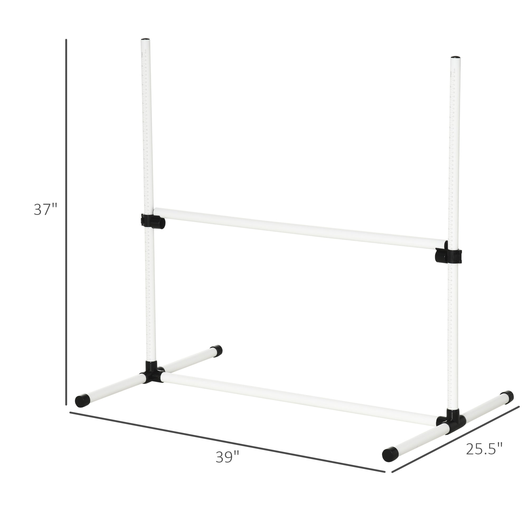 4 - piece Dog Agility Training Equipment With Height - adjustable Jumping Poles - 5 - CJ