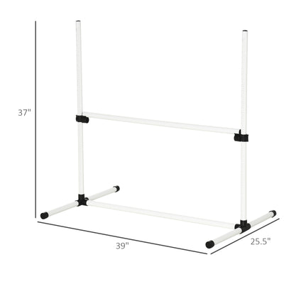 4 - piece Dog Agility Training Equipment With Height - adjustable Jumping Poles - 5 - CJ