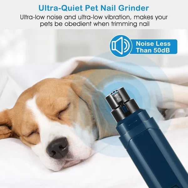 Dog Nail Grinder 2 Speeds Quiet USB Rechargeable Pet Nail Grinder Professional Pet Nail Trimmer Cordless Paws GroomingDog Nail Grinder 2 Speeds Quiet USB Rechargeable Pet Nail Grinder Professional Pet - 5 - CJ