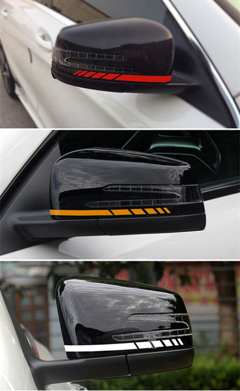 Side Mirror Striped Car Sticker - 0 - CJ