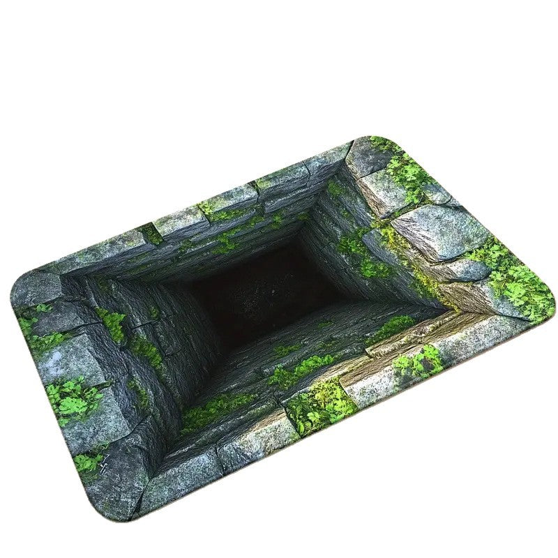 Visual 3D Effect Home Ground Mat Bathroom Non - slip Absorbent - 0 - CJ