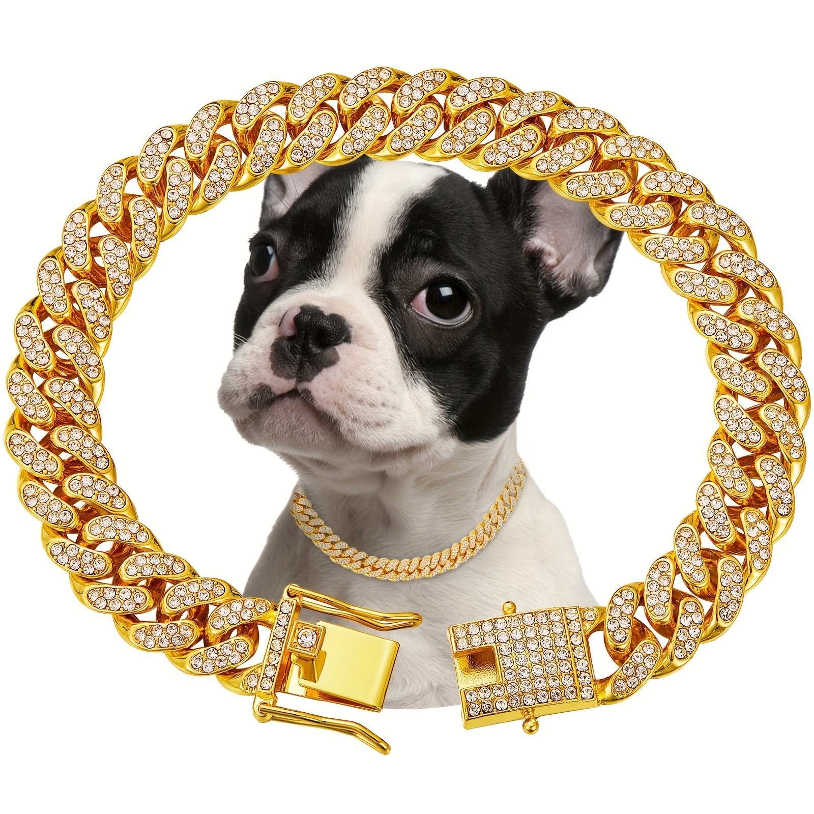 Shiny Diamond Safety Metal Necklace - 5 - CJ