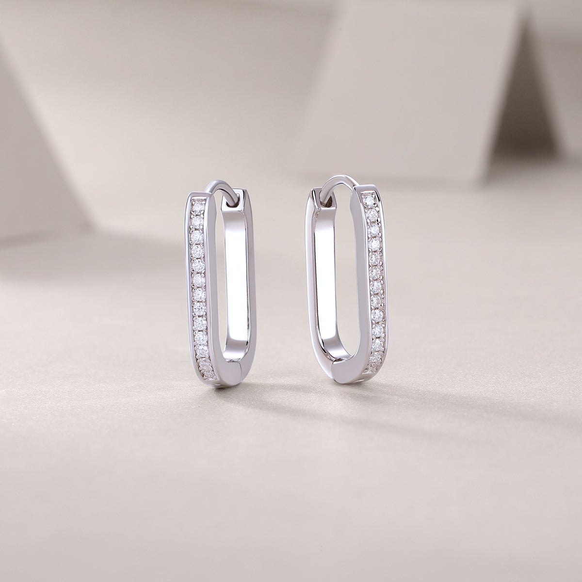 1Reincarnation - Fashionable And Luxurious Diamond Jewelry With Moissanite S925 Sterling Silver And Platinum - plated Stud Earrings Prohibit TikTok sales - 5 - cjdropshipping