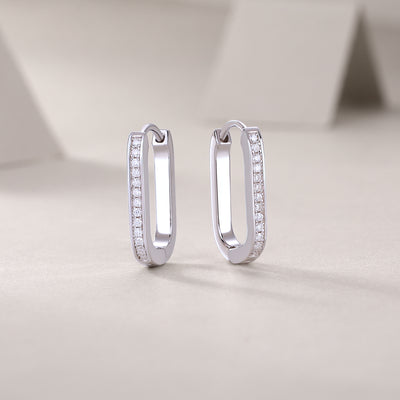 1Reincarnation - Fashionable And Luxurious Diamond Jewelry With Moissanite S925 Sterling Silver And Platinum - plated Stud Earrings Prohibit TikTok sales - 5 - cjdropshipping