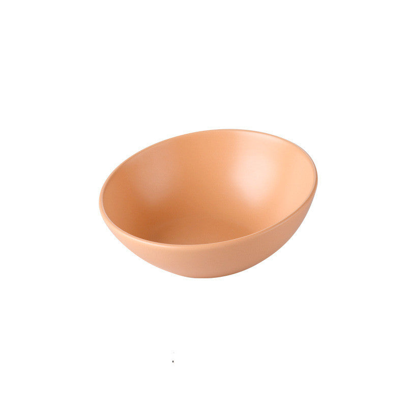 Pet bowl pet supplies - 0 - CJ - Orange - Without shelf - M - CJJJCWMY01053 - Orange - Without shelf - M