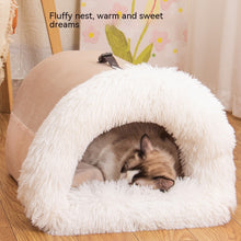 New Splice Portable Pet Nest Portable Autumn And Winter Warm Dog Nest Moisture - proof Long Fur Cat Nest Cross Border Pet Nest - 0 - CJ