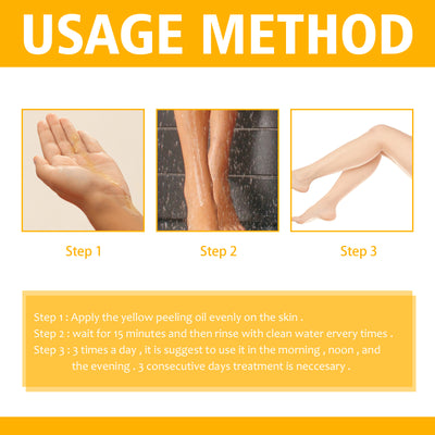 OUHOE Yellow Exfoliating Oil Hydrates And Moisturizes Skincare Body, Clears Skin, Brighens Skin Tone - 5 - CJ